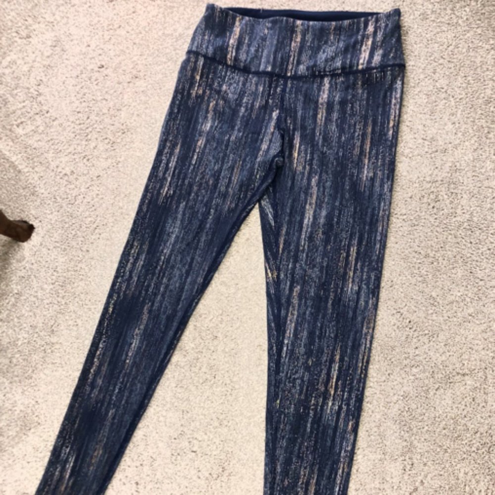 COPY - Victoria Secret Sport Blue Shimmer Leggings